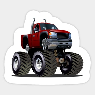 Cartoon monster truck Sticker